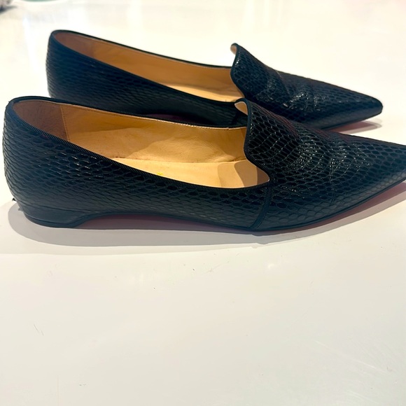 CHRISTIAN LOUBOUTIN
Kashasha lizard-effect leather loafers
Pre-Owned - Picture 3 of 5